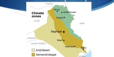 Karta över Irak klimat