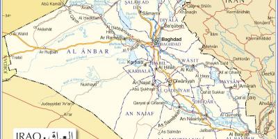 Karta över Irak vägar